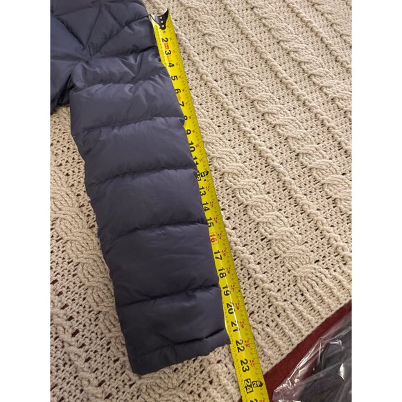 L.L.Bean Kids DownTek Water-Resistant Puffer Jacket L14-16 Navy Blue Fleece Lini - Picture 15 of 15